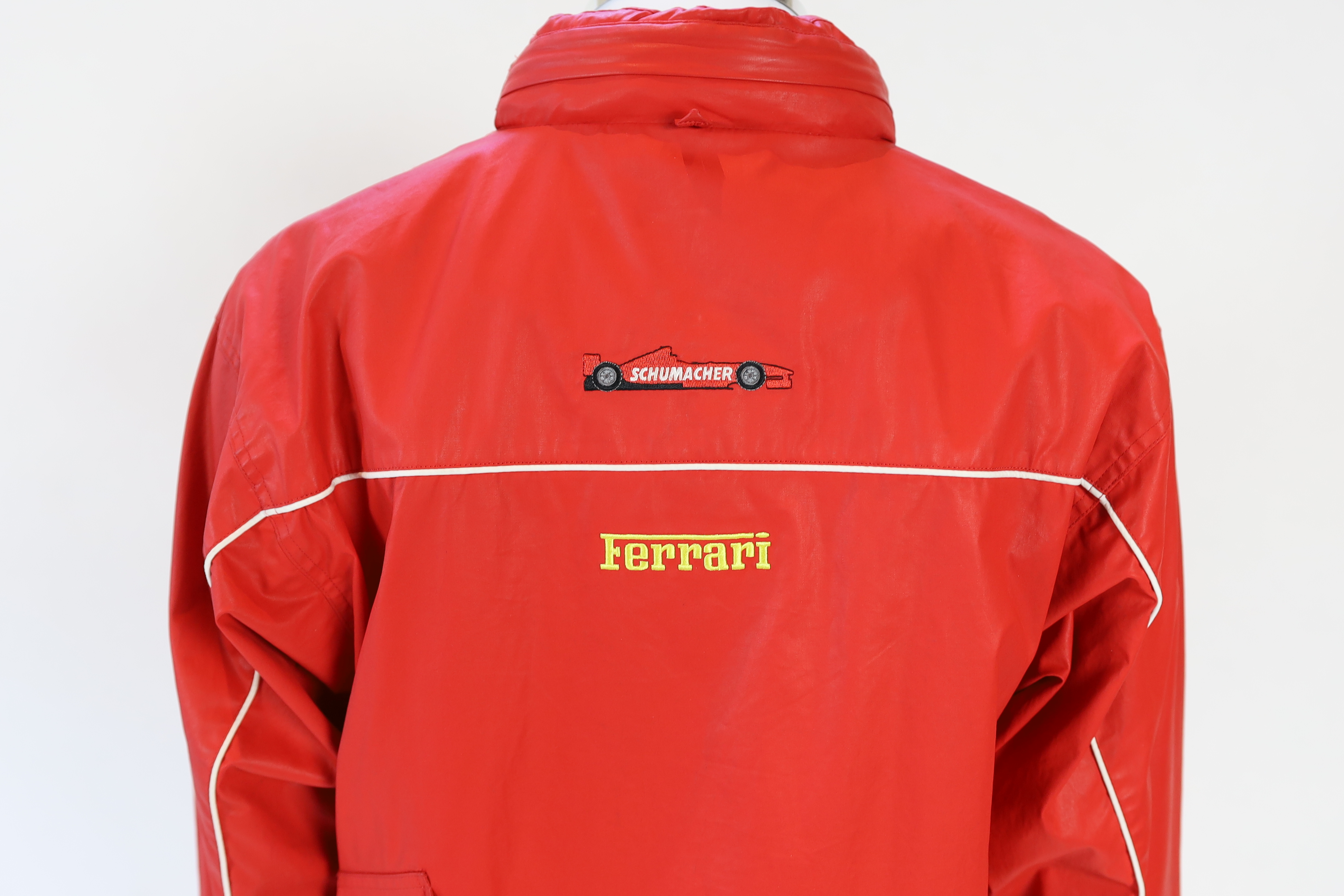 A Ferrari, Michael Schumacher red pullover jacket, size S loose fit